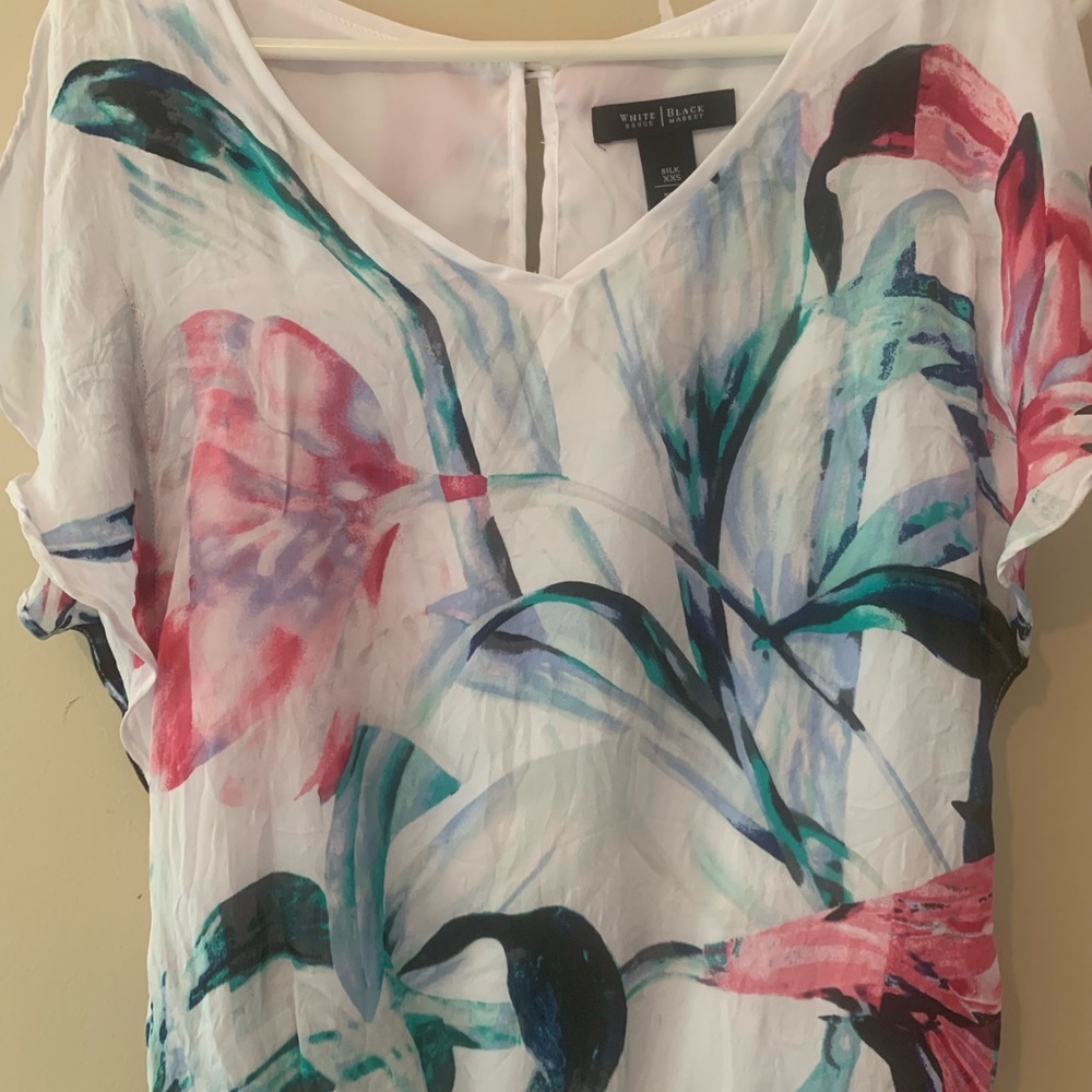 WHITE HOUSE BLACK MARKET SILK
